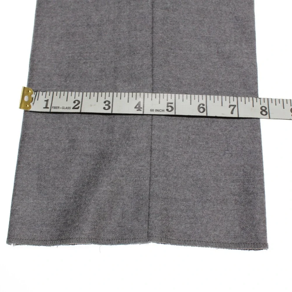 Isaia NWT Dress Pants Size 50 (US 34) Regular Fit in Gray Melange 100% Wool
